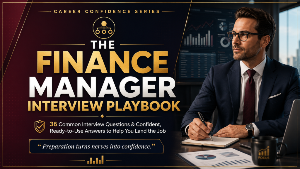 The Finance Manager Interview Playbook
